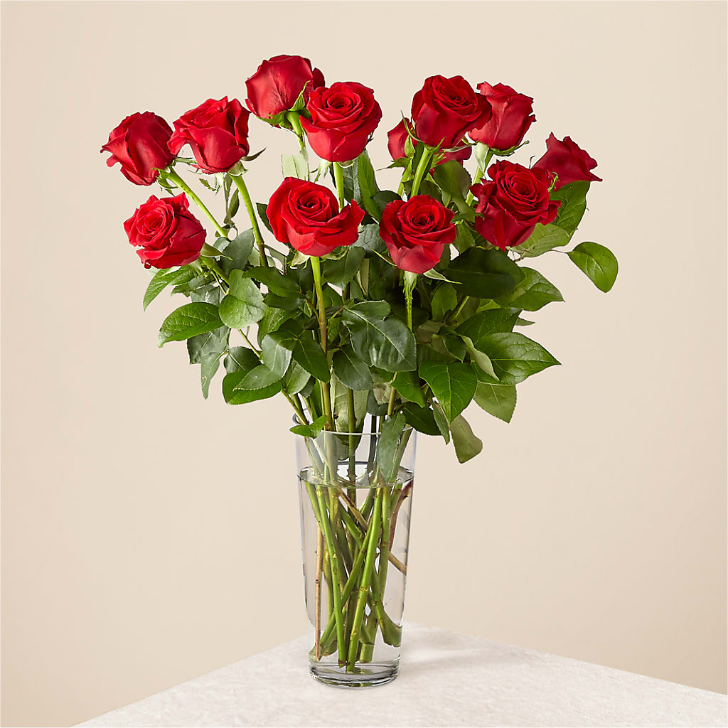 Long Stem Red Rose Bouquet – THE FLORAL SHOP BY LOWE'S NURSERY, Morganton NC