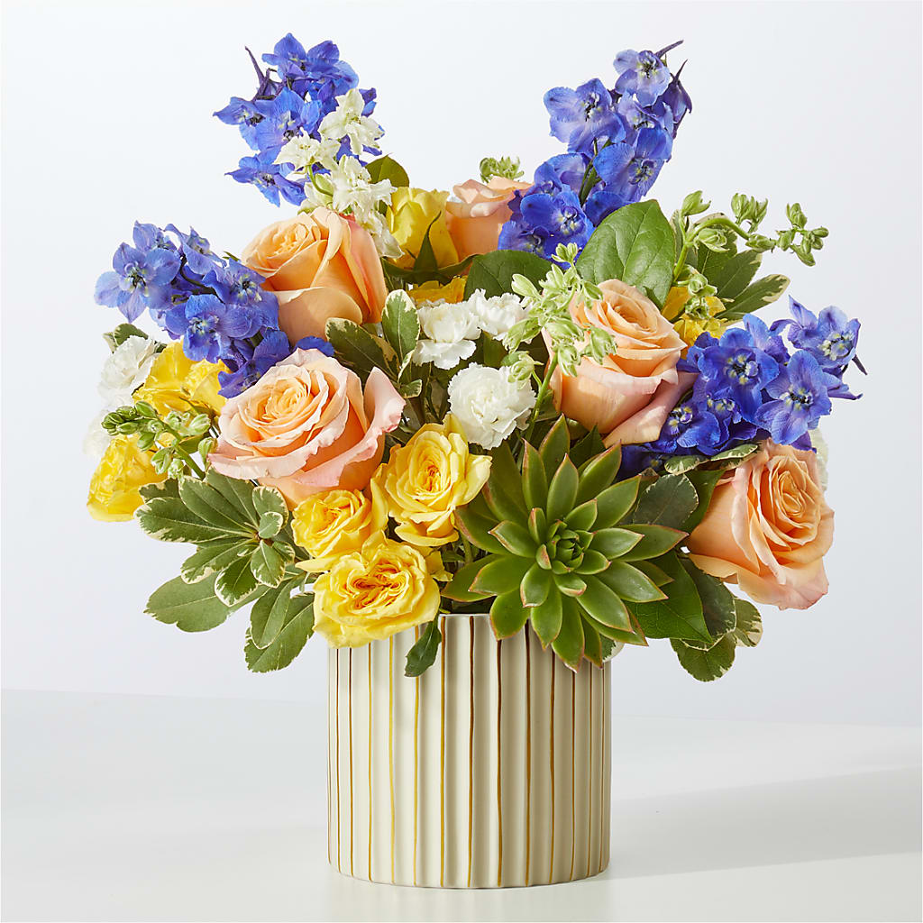 Cobalt Reverie Bouquet – THE FLORAL SHOP BY LOWE'S NURSERY, Morganton NC