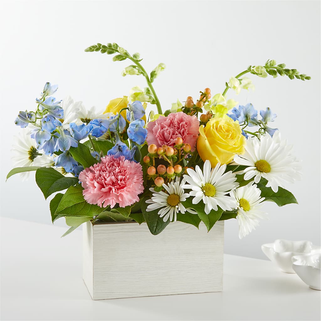 Sun Salutation Box Bouquet – THE FLORAL SHOP BY LOWE'S NURSERY, Morganton NC
