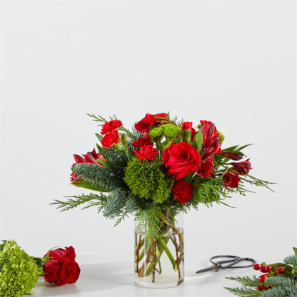 Merry Moment Bouquet – A Florist Original – THE FLORAL SHOP BY LOWE'S NURSERY, Morganton NC