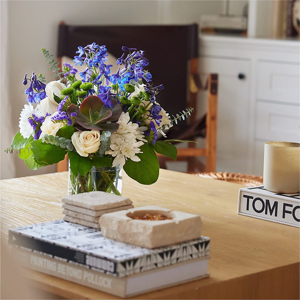 Cerulean Waves Bouquet – THE FLORAL SHOP BY LOWE'S NURSERY, Morganton NC