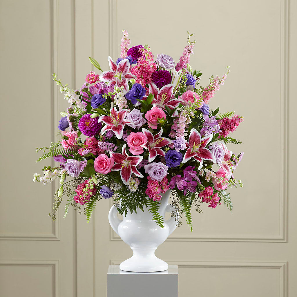 Peaceful Tribute Arrangement – THE FLORAL SHOP BY LOWE'S NURSERY, Morganton NC
