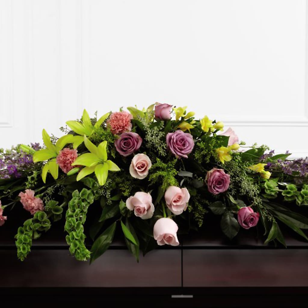 Forever Beloved Casket Spray – THE FLORAL SHOP BY LOWE'S NURSERY, Morganton NC