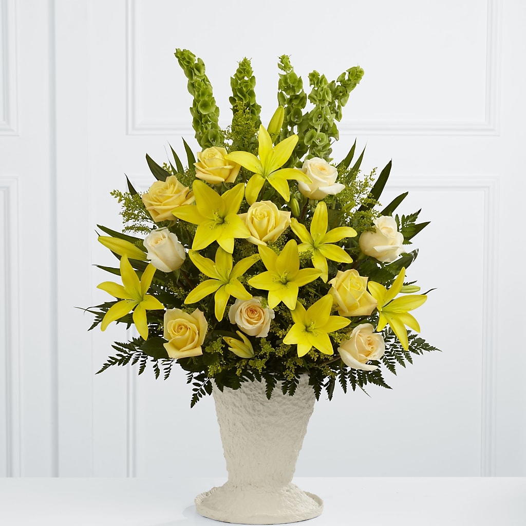 Golden Memories Arrangement – THE FLORAL SHOP BY LOWE'S NURSERY, Morganton NC