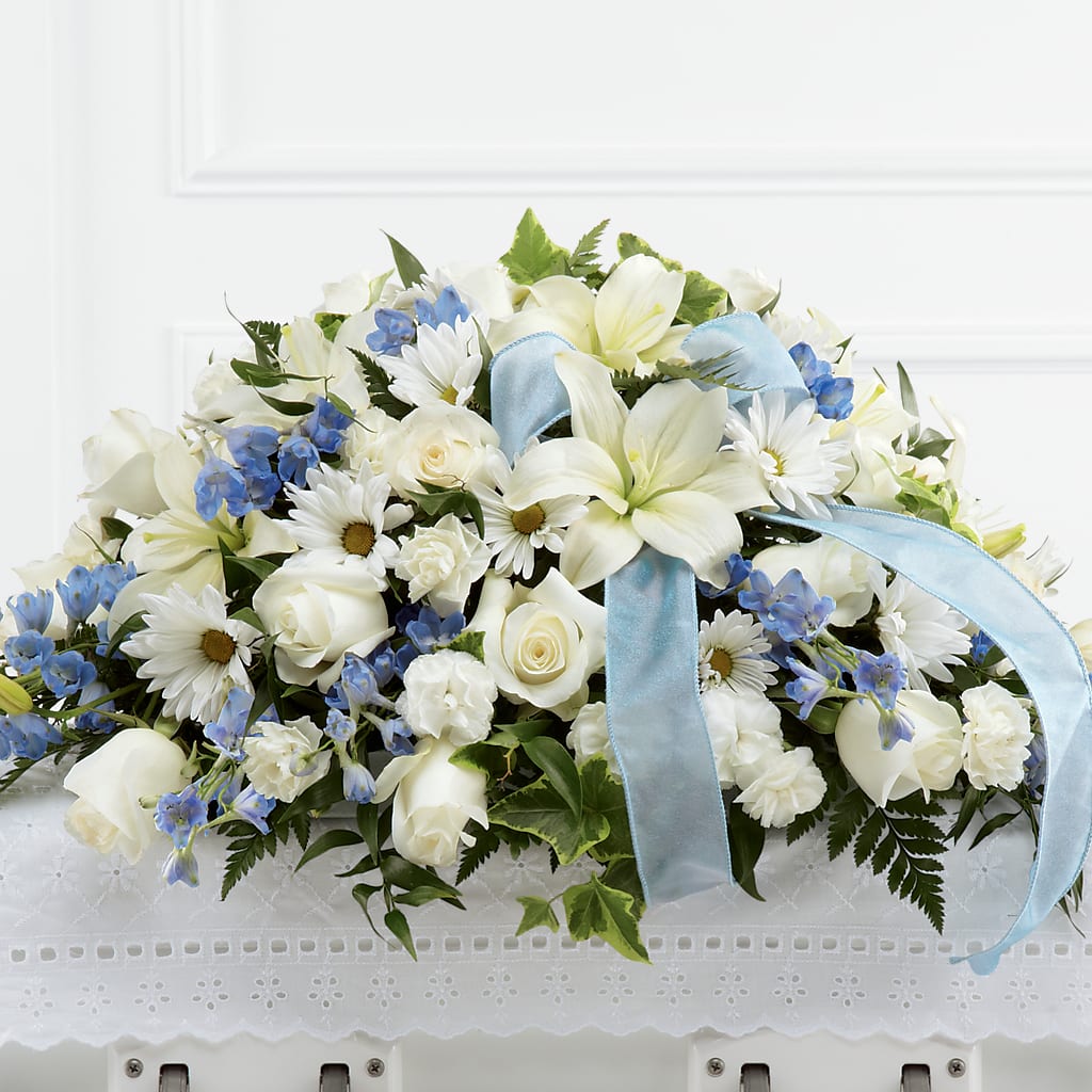 Tender Treasure Casket Spray – THE FLORAL SHOP BY LOWE'S NURSERY, Morganton NC