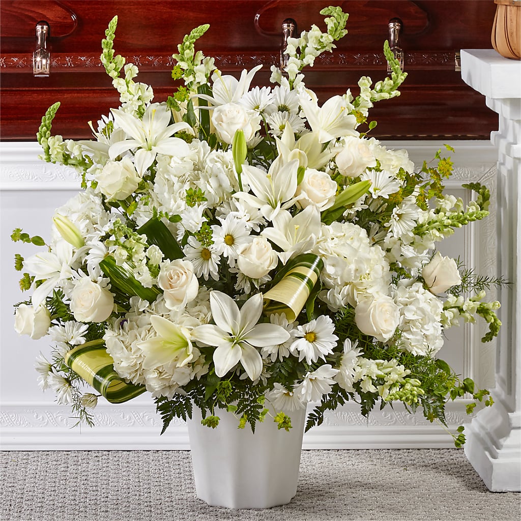 Thoughts of Tranquility Floor Basket – THE FLORAL SHOP BY LOWE'S NURSERY, Morganton NC