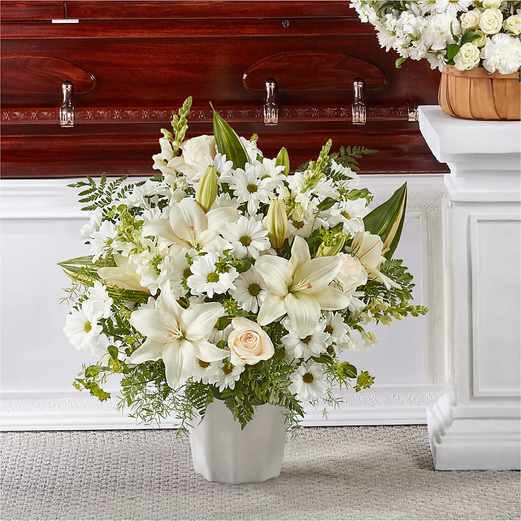 Thoughts of Tranquility Floor Basket – THE FLORAL SHOP BY LOWE'S NURSERY, Morganton NC