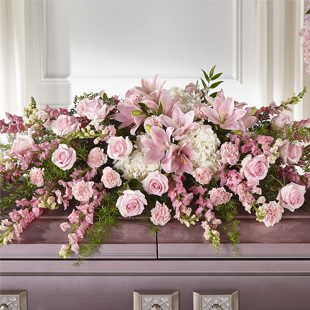 Life & Remembrance Casket Spray – THE FLORAL SHOP BY LOWE'S NURSERY, Morganton NC