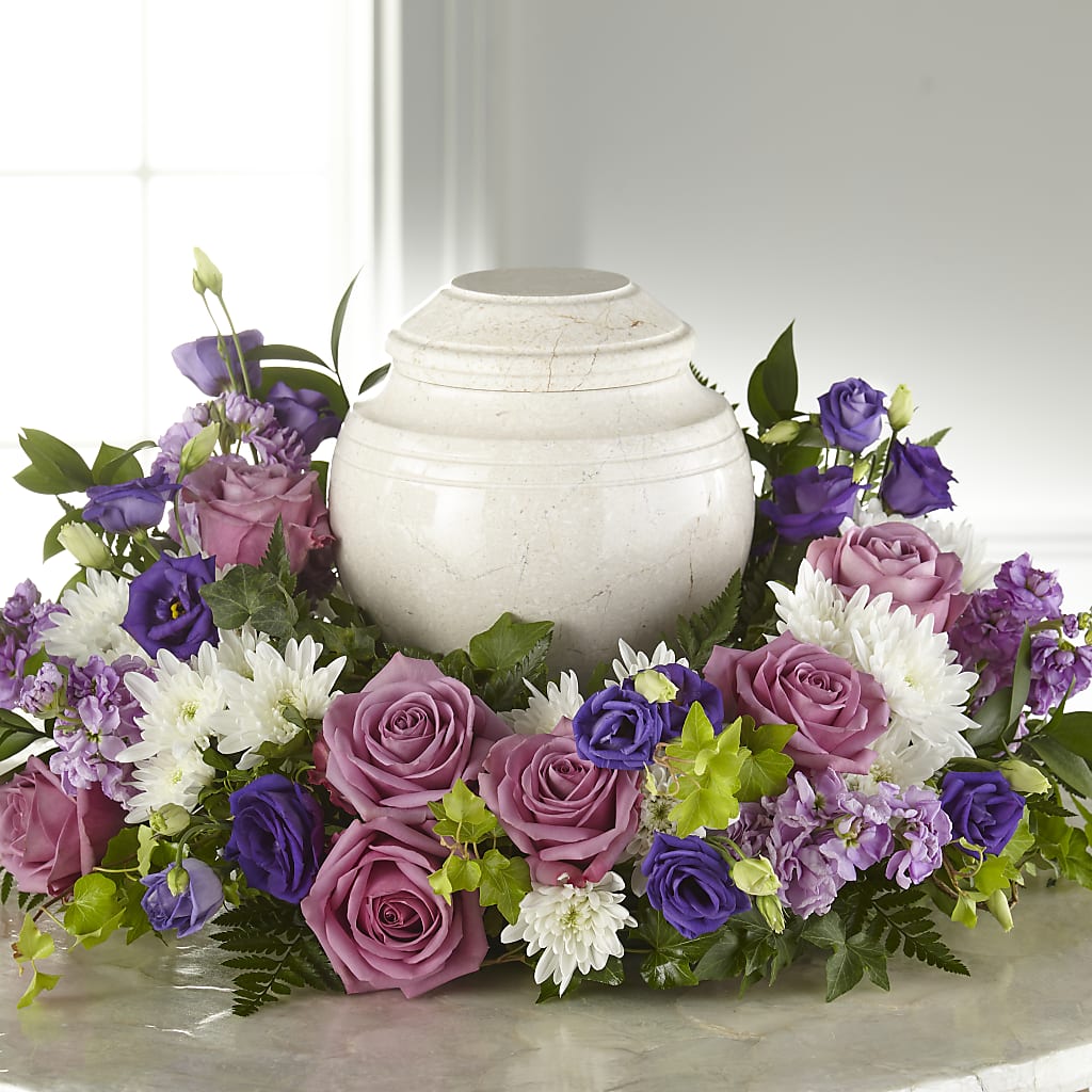 Blooming Sympathy Cremation Adornment – THE FLORAL SHOP BY LOWE'S NURSERY, Morganton NC