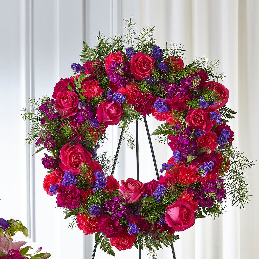 Calming Colors Wreath – THE FLORAL SHOP BY LOWE'S NURSERY, Morganton NC