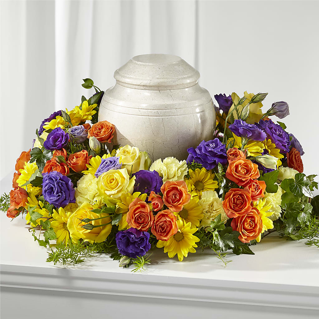 Blossoms of Remembrance Cremation Adornment – THE FLORAL SHOP BY LOWE'S NURSERY, Morganton NC