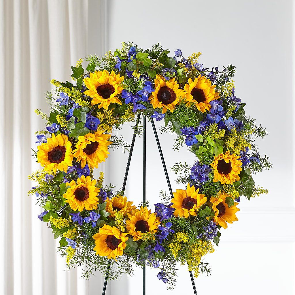 Bright Rays Wreath – THE FLORAL SHOP BY LOWE'S NURSERY, Morganton NC
