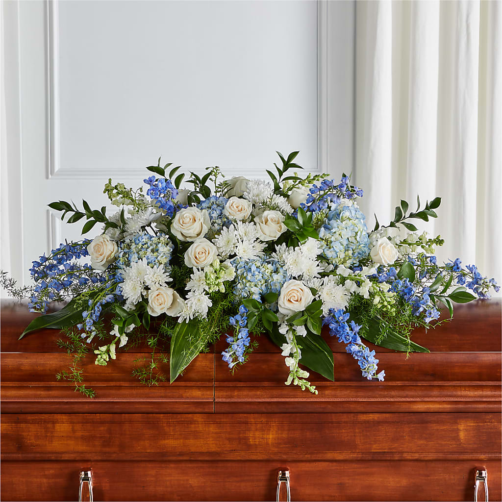 Timeless Essence Casket Spray – THE FLORAL SHOP BY LOWE'S NURSERY, Morganton NC