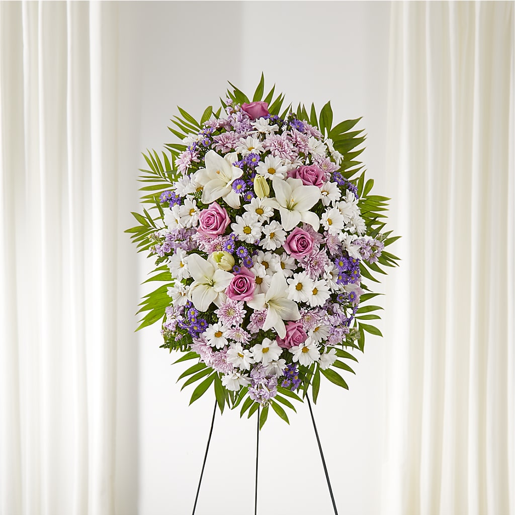Surrounded by Love Standing Spray – THE FLORAL SHOP BY LOWE'S NURSERY, Morganton NC