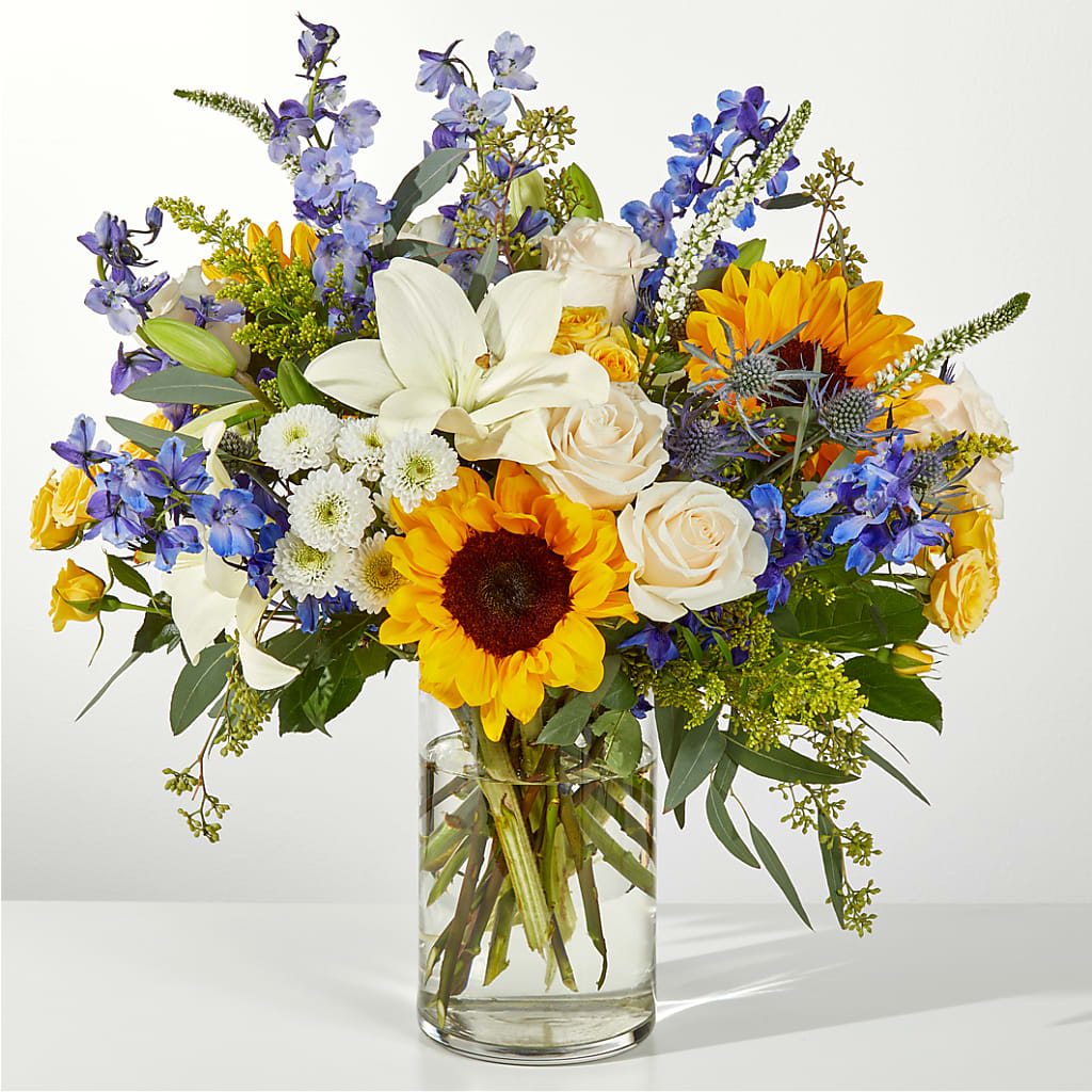 Wonderfully Sunny Bouquet – THE FLORAL SHOP BY LOWE'S NURSERY, Morganton NC