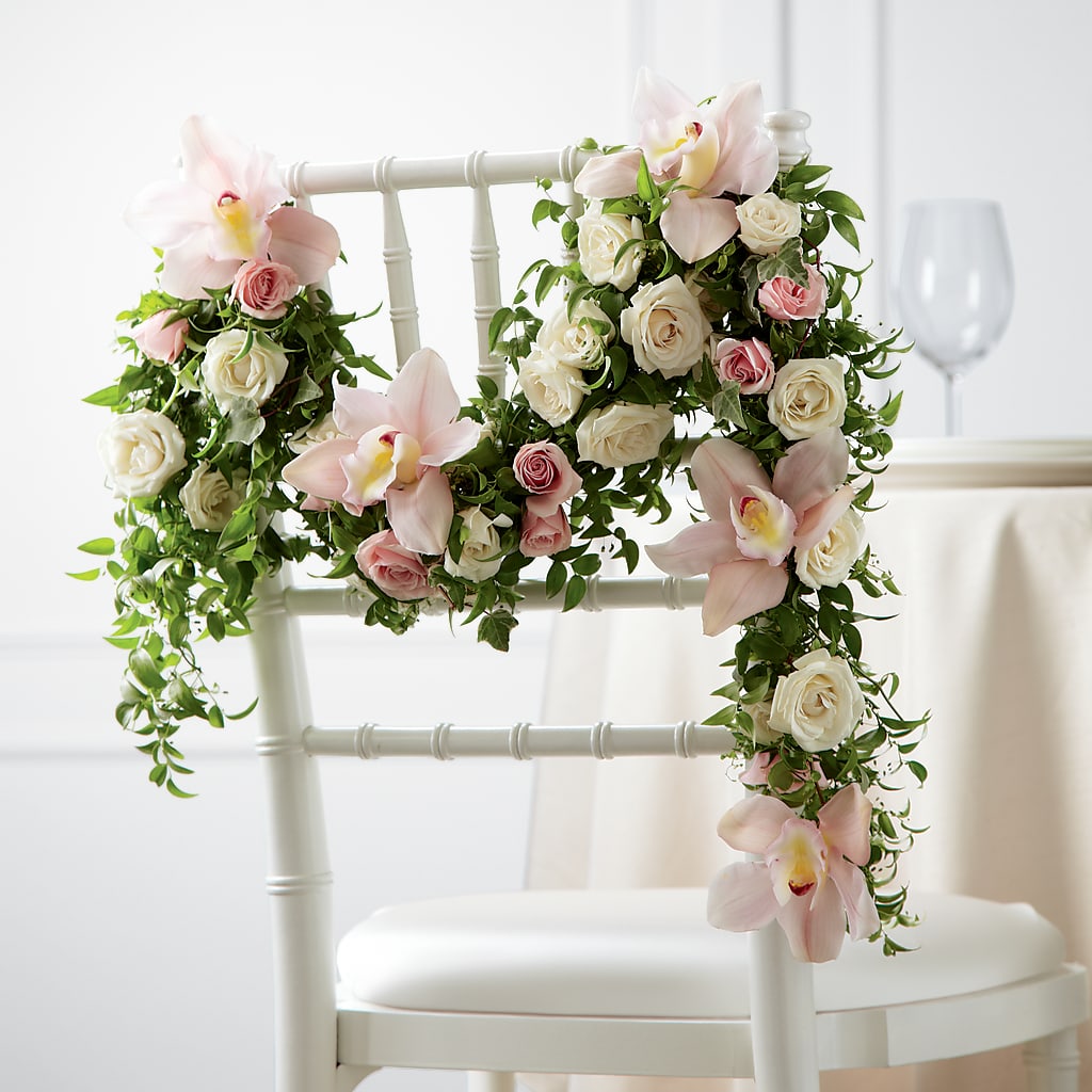 Orchid Rose Chair Décor – THE FLORAL SHOP BY LOWE'S NURSERY, Morganton NC