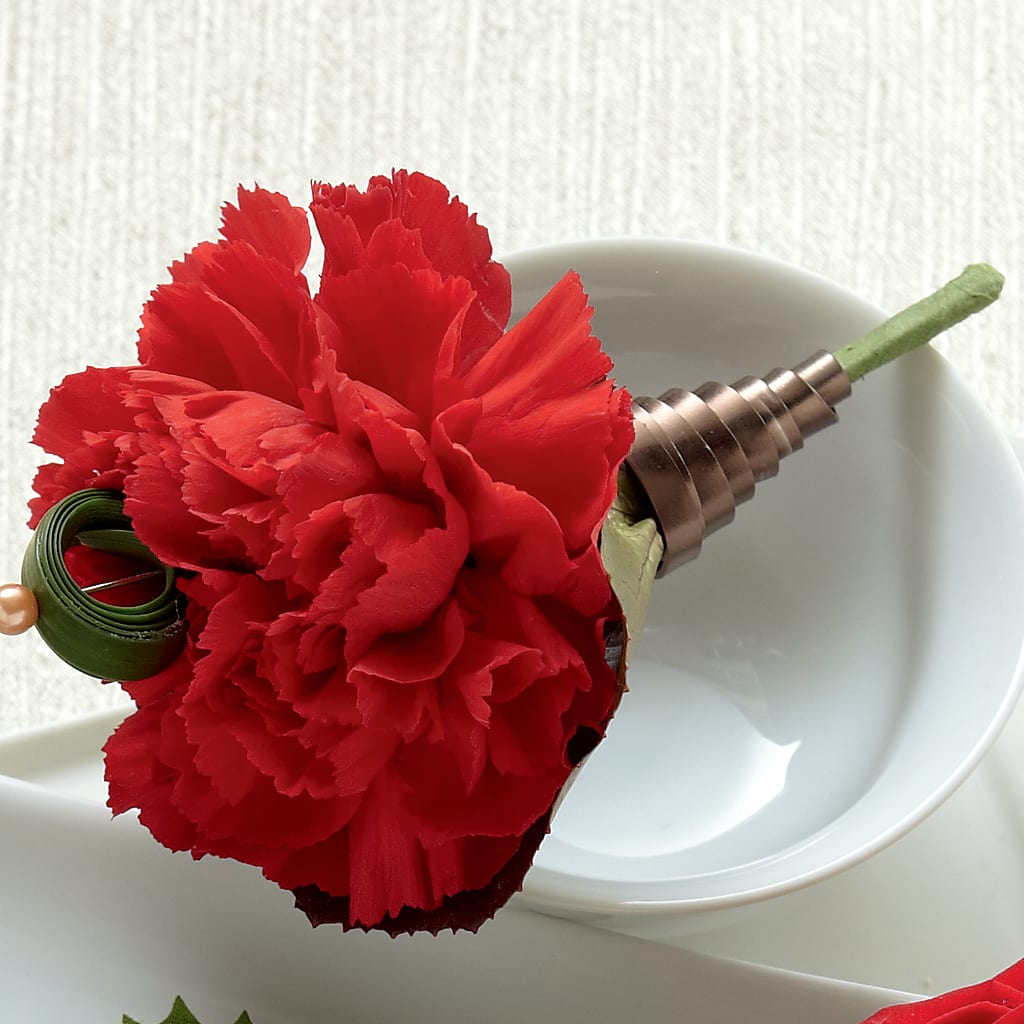 Red Carnation Boutonniere – THE FLORAL SHOP BY LOWE'S NURSERY, Morganton NC