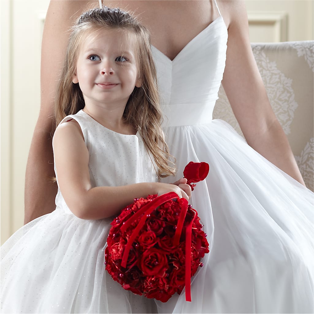 Pure at Heart Flower Girl Arrangement – THE FLORAL SHOP BY LOWE'S NURSERY, Morganton NC