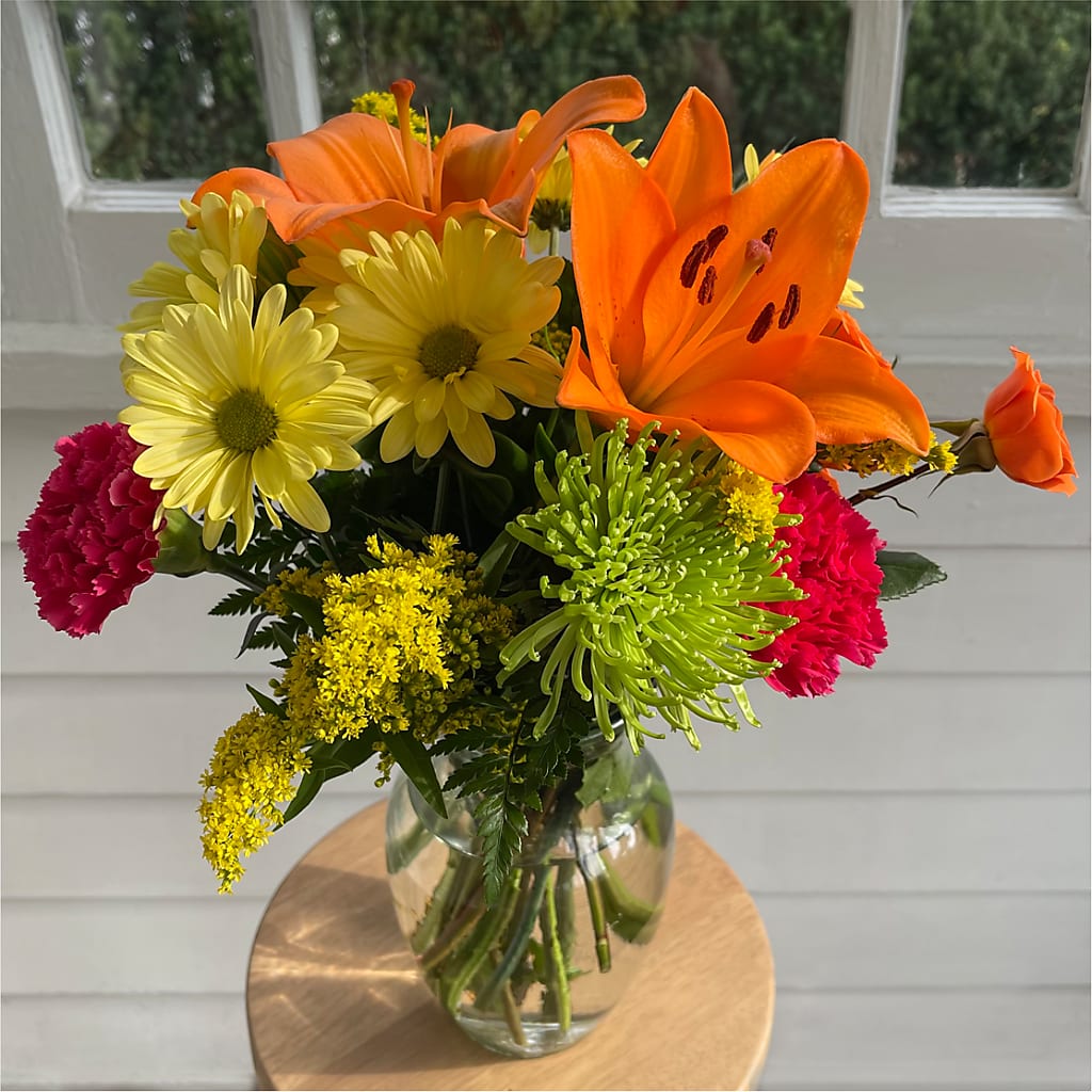 Bold & Bright – A Florist Original – THE FLORAL SHOP BY LOWE'S NURSERY, Morganton NC