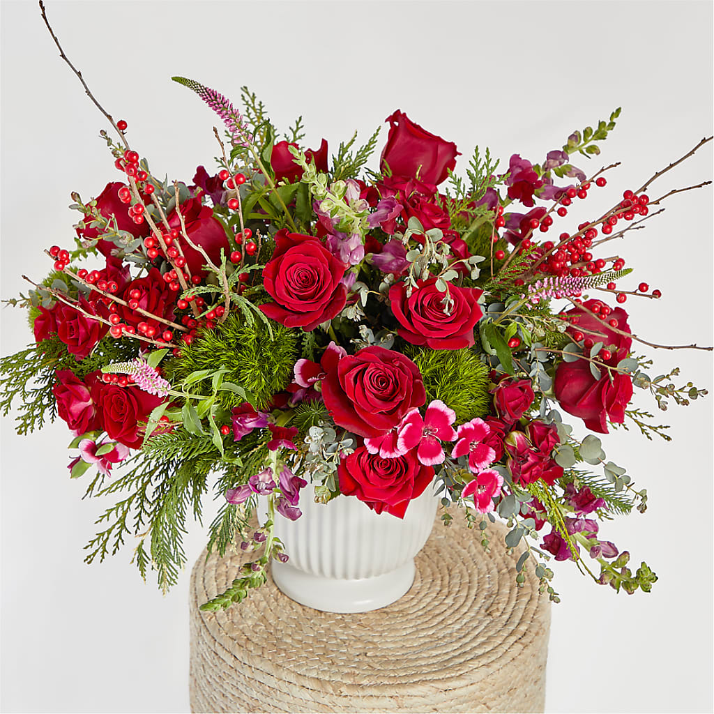 Big Red Bow Bouquet – THE FLORAL SHOP BY LOWE'S NURSERY, Morganton NC