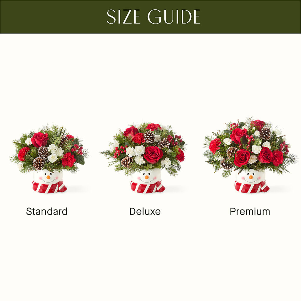 Jolly Snowman Bouquet – THE FLORAL SHOP BY LOWE'S NURSERY, Morganton NC
