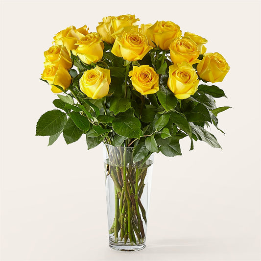 Long Stem Yellow Rose Bouquet – THE FLORAL SHOP BY LOWE'S NURSERY, Morganton NC