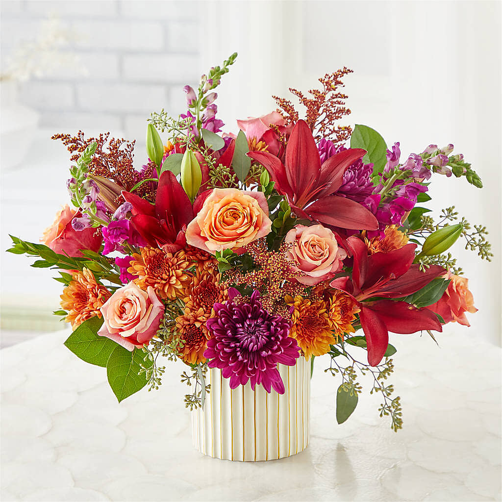 Burgundy Landscape Bouquet – THE FLORAL SHOP BY LOWE'S NURSERY, Morganton NC