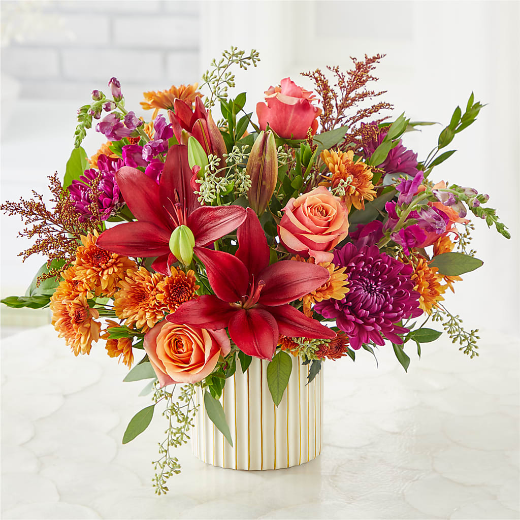 Burgundy Landscape Bouquet – THE FLORAL SHOP BY LOWE'S NURSERY, Morganton NC