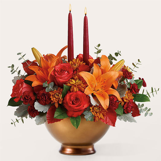 Fruits of Fall Centerpiece – THE FLORAL SHOP BY LOWE'S NURSERY, Morganton NC