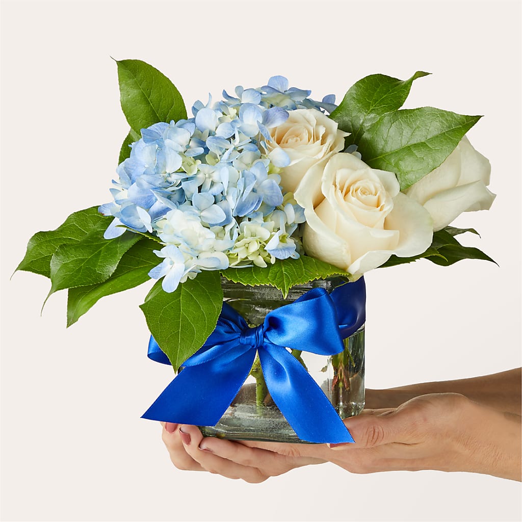Sky Blue Delight Bouquet – THE FLORAL SHOP BY LOWE'S NURSERY, Morganton NC
