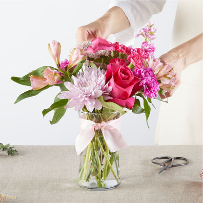 Pink Ribbon - A Florist Original – THE FLORAL SHOP BY LOWE'S NURSERY, Morganton NC