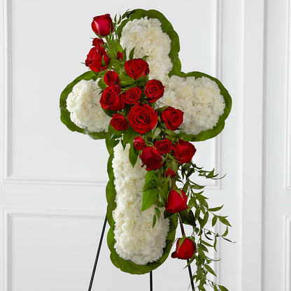 Floral Cross Easel – THE FLORAL SHOP BY LOWE'S NURSERY, Morganton NC