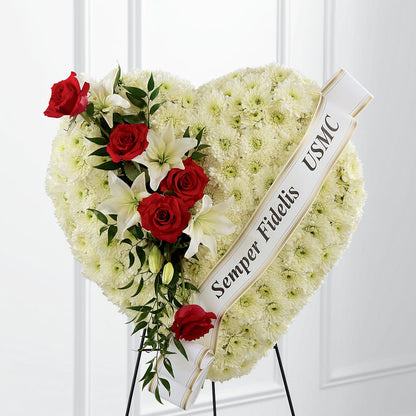 Heartfelt Hero Standing Heart – THE FLORAL SHOP BY LOWE'S NURSERY, Morganton NC