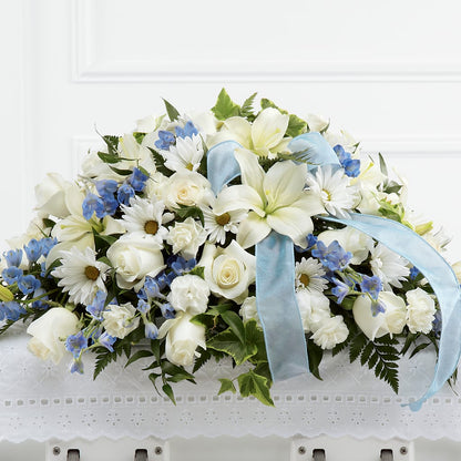 Tender Treasure Casket Spray – THE FLORAL SHOP BY LOWE'S NURSERY, Morganton NC