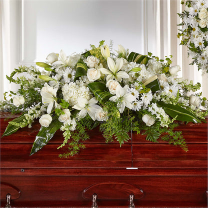 Abundance Casket Spray – THE FLORAL SHOP BY LOWE'S NURSERY, Morganton NC