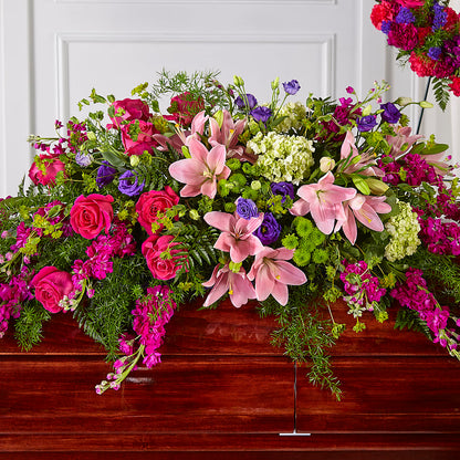 Radiant Tribute Casket Spray – THE FLORAL SHOP BY LOWE'S NURSERY, Morganton NC