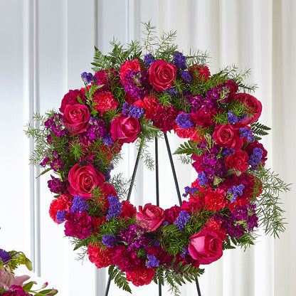 Calming Colors Wreath – THE FLORAL SHOP BY LOWE'S NURSERY, Morganton NC