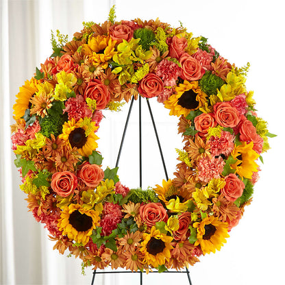 Autumnal Memories Wreath (Standard) – THE FLORAL SHOP BY LOWE'S NURSERY, Morganton NC
