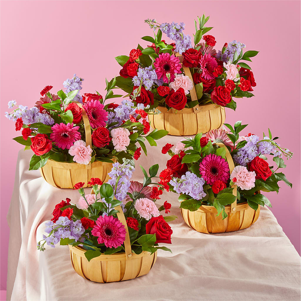 Pink Picnic Basket – THE FLORAL SHOP BY LOWE'S NURSERY, Morganton NC