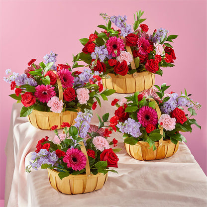 Pink Picnic Basket – THE FLORAL SHOP BY LOWE'S NURSERY, Morganton NC