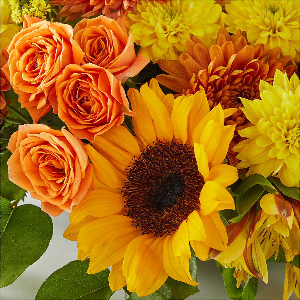 Autumn Harmony Centerpiece – THE FLORAL SHOP BY LOWE'S NURSERY, Morganton NC