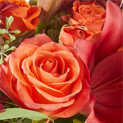 Crimson Leaves Bouquet – THE FLORAL SHOP BY LOWE'S NURSERY, Morganton NC