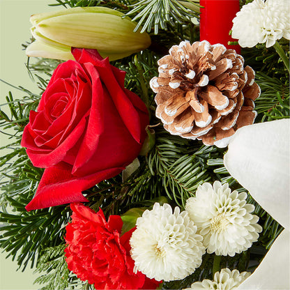 Seasonal Festivities Centerpiece – THE FLORAL SHOP BY LOWE'S NURSERY, Morganton NC