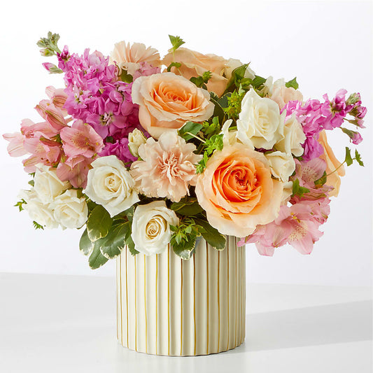 Paradise Bouquet with Ivory Vase – THE FLORAL SHOP BY LOWE'S NURSERY, Morganton NC