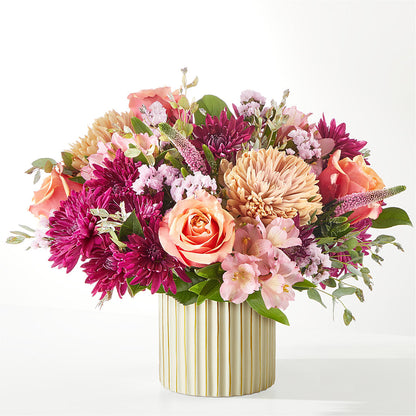 Berry Cobbler Bouquet with Ivory Vase – THE FLORAL SHOP BY LOWE'S NURSERY, Morganton NC