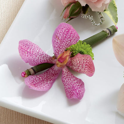 Pink Mokara Boutonniere – THE FLORAL SHOP BY LOWE'S NURSERY, Morganton NC